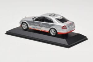 Mercedes E-Class W211 #7 Team AutoBild Paris-Beijing 2006 Replacement Box Minichamps 1:43 MB001 Metal — zdjęcie 3 z 4
