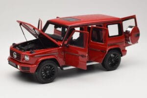 Mercedes G 500 W463 Czerwony Minichamps 1:18 110037101 Metal — zdjęcie 2 z 8