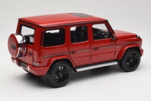 Mercedes G 500 W463 Czerwony Minichamps 1:18 110037101 Metal — zdjęcie 3 z 8