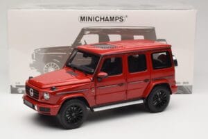 Mercedes G 500 W463 Czerwony Minichamps 1:18 110037101 Metal — zdjęcie 8 z 8