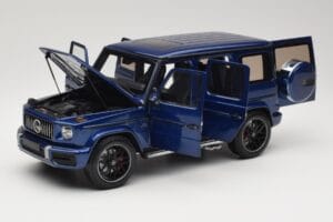 Mercedes G 63 AMG W463 Blue Metallic Minichamps 1:18 110037061 Metal — zdjęcie 2 z 8