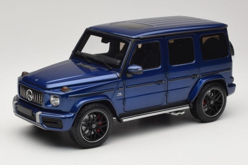Mercedes G 63 AMG W463 Blue Metallic Minichamps 1:18 110037061 Metal