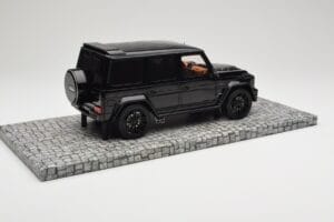 Mercedes Brabus 850 6.0 Widestar G63 W463 Obsidian Black Metallic Minichamps 1:18 107032400 Metal — zdjęcie 2 z 6