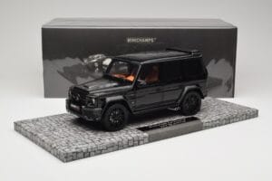 Mercedes Brabus 850 6.0 Widestar G63 W463 Obsidian Black Metallic Minichamps 1:18 107032400 Metal — zdjęcie 6 z 6