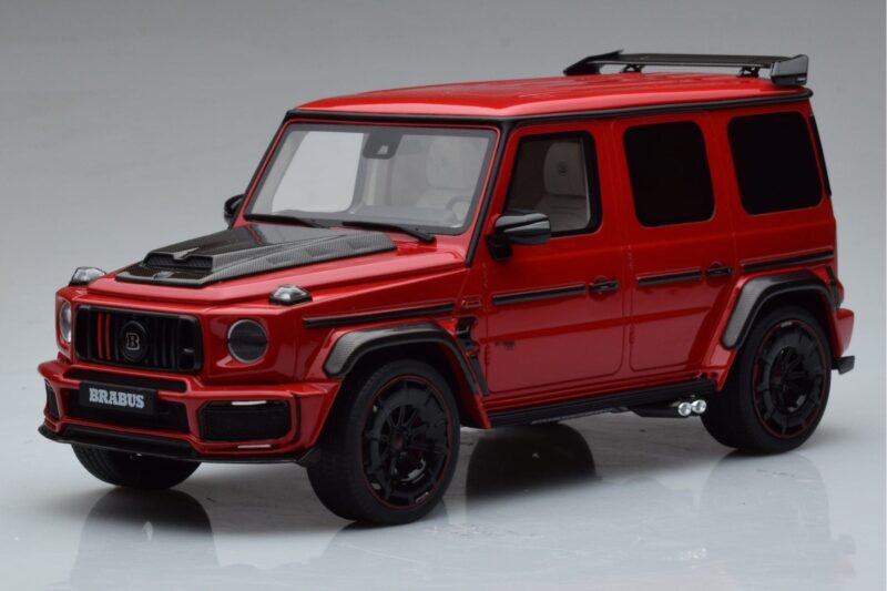 Mercedes G-Class W464 Brabus G900 Rocket Jupiter Red GT Spirit 1:18 GT897 Żywica