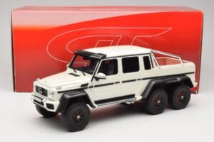 Mercedes AMG G63 6x6 W463 Biały GT Spirit 1:18 GT100 Żywica — zdjęcie 6 z 6