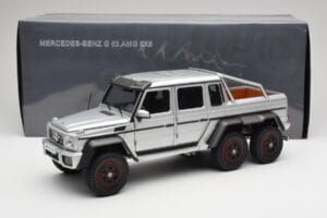 Mercedes AMG G63 W463 6x6 Iridium Srebrny AUTOart 1:18 76301 Kompozyt — zdjęcie 8 z 8