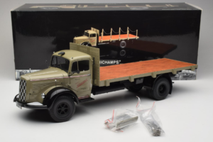 Mercedes L6600 Rungewagen Szary Czarny Minichamps 1:18 109031050 Metal — zdjęcie 8 z 8