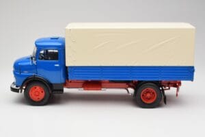 Mercedes L911 Niebieski Schuco 1:18 450044800 Metal — zdjęcie 4 z 8