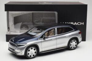 Mercedes Maybach EQS 680 V297 Niebieski NZG 1:18 1060/23 Metal — zdjęcie 8 z 8