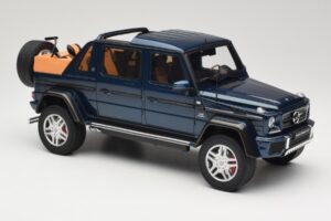 Mercedes Maybach G650 Landaulet Ciemnoniebieskie GT Spirit 1:18 GT174 Żywica — zdjęcie 4 z 6
