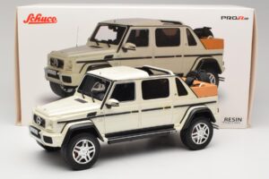 Mercedes Maybach G650 Landaulet W463 Biały Schuco 1:18 450017800 Metal — zdjęcie 6 z 6