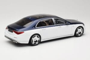 Mercedes Maybach S-Class Z223 Nautical Blue Diamond White Almost Real 1:18 820126 Metal — zdjęcie 3 z 8