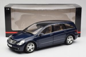 Mercedes R-Class W251 Tanzanit Niebieski Minichamps 1:18 150034600 Metal — zdjęcie 8 z 8