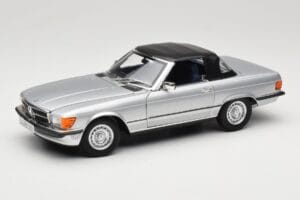 Mercedes R107 380 SL Srebrny Norev 1:18 183725 Metal