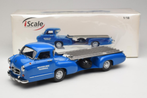 Mercedes Renntransporter Blaues Wunder iScale 1:18 118000000006-P1 Metal — zdjęcie 6 z 6
