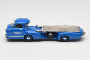Mercedes Renntransporter Blue Wonder CMC 1:43 M-036K Metal — zdjęcie 4 z 8
