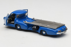 Mercedes Renntransporter Blue Wonder CMC 1:43 M-036K Metal — zdjęcie 5 z 8