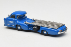 Mercedes Renntransporter Blue Wonder CMC 1:43 M-036K Metal — zdjęcie 7 z 8