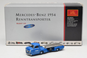 Mercedes Renntransporter Blue Wonder CMC 1:43 M-036K Metal — zdjęcie 8 z 8