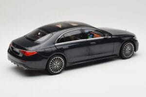 Mercedes S-Class W223 AMG Line Anthracite Blue Norev 1:18 183800 Metal — zdjęcie 3 z 8