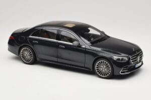 Mercedes S-Class W223 AMG Line Anthracite Blue Norev 1:18 183800 Metal — zdjęcie 6 z 8