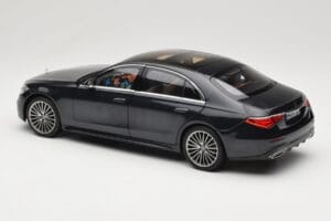 Mercedes S-Class W223 AMG Line Anthracite Blue Norev 1:18 183800 Metal — zdjęcie 7 z 8