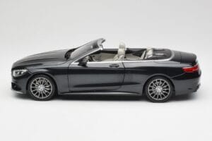 Mercedes S-Class Kabriolet A217 Magnetite Czarny Metalik Norev 1:18 B66960354 Metal — zdjęcie 4 z 8