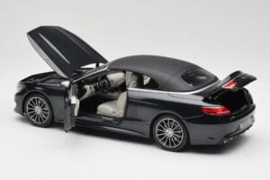 Mercedes S-Class Kabriolet A217 Magnetite Czarny Metalik Norev 1:18 B66960354 Metal — zdjęcie 5 z 8