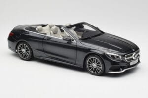 Mercedes S-Class Kabriolet A217 Magnetite Czarny Metalik Norev 1:18 B66960354 Metal — zdjęcie 6 z 8