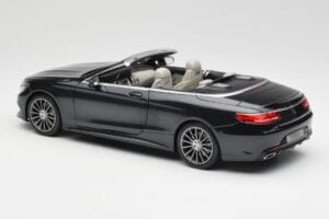 Mercedes S-Class Kabriolet A217 Magnetite Czarny Metalik Norev 1:18 B66960354 Metal — zdjęcie 7 z 8