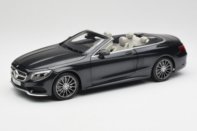 Mercedes S-Class Kabriolet A217 Magnetite Czarny Metalik Norev 1:18 B66960354 Metal