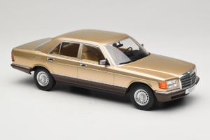 Mercedes S-Class W126 Metallic Beige MCG 1:18 MCG18548 Metal — zdjęcie 4 z 6