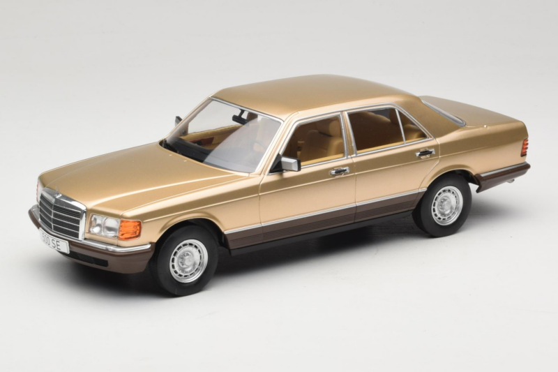 Mercedes S-Class W126 Metallic Beige MCG 1:18 MCG18548 Metal