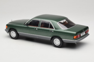 Mercedes S-Class W126 Metallic Green MCG 1:18 MCG18549 Metal — zdjęcie 5 z 6