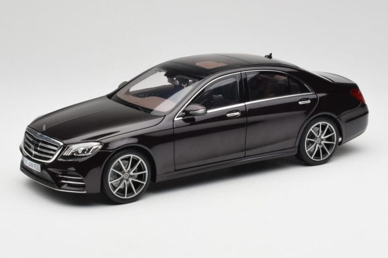 Mercedes S-Class W222 AMG Line Ruby Czarny Metallic Norev 1:18 183483 Metal