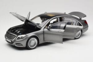 Mercedes S-Class W222 Grey Metallic Norev 1:18 183481 Metal — zdjęcie 2 z 8