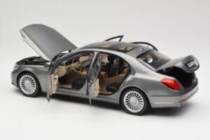 Mercedes S-Class W222 Grey Metallic Norev 1:18 183481 Metal — zdjęcie 5 z 8