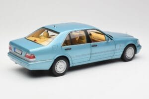 Mercedes S500 W140 Turkusowy Metallic Norev 1:18 183561 Metal — zdjęcie 3 z 8