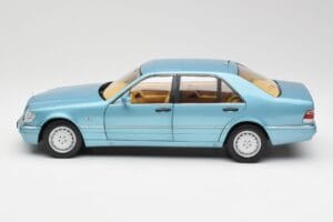 Mercedes S500 W140 Turkusowy Metallic Norev 1:18 183561 Metal — zdjęcie 4 z 8