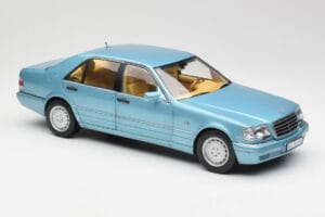 Mercedes S500 W140 Turkusowy Metallic Norev 1:18 183561 Metal — zdjęcie 6 z 8