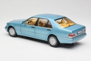 Mercedes S500 W140 Turkusowy Metallic Norev 1:18 183561 Metal — zdjęcie 7 z 8