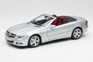 Mercedes SL 500 R230 Kabriolet Iridium Srebrny Minichamps 1:18 B66962388 Metal