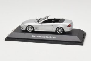 Mercedes SL 55 AMG R230 Srebrny Minichamps 1:43 B66962347 Metal