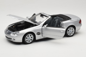 Mercedes SL R129 Srebrny Minichamps 1:18 B66962133 Metal — zdjęcie 2 z 10