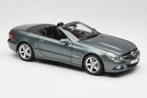 Mercedes SL R230 Amiant Green Minichamps 1:18 B66962389 Metal — zdjęcie 6 z 8