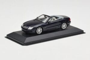 Mercedes SL500 R129 Dark Blue Metallic Minichamps 1:43 SL001 Metal — zdjęcie 2 z 4