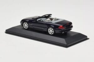 Mercedes SL500 R129 Dark Blue Metallic Minichamps 1:43 SL001 Metal — zdjęcie 3 z 4