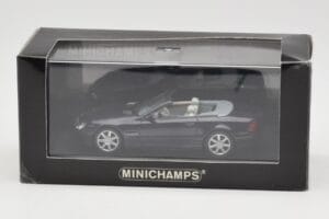 Mercedes SL500 R129 Dark Blue Metallic Minichamps 1:43 SL001 Metal — zdjęcie 4 z 4