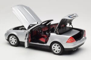 Mercedes SLK R170 Brilliant Silver Norev 1:18 183020 Metal — zdjęcie 6 z 9